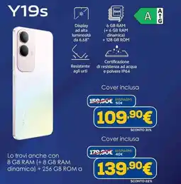 Euronics VIVO Y19s offerta