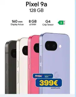 Euronics Google Pixel 9a 128 GB offerta