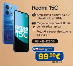 Euronics Redmi 15C offerta