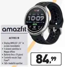Unieuro Amazfit active 2 r offerta