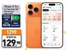 Unieuro iPhone 17 Pro offerta