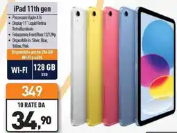Unieuro iPad 11th gen offerta