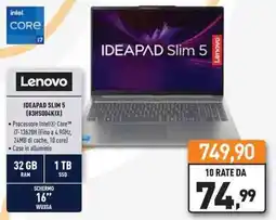 Unieuro Lenovo IDEAPAD SLIM 5 (83HS004KIX) offerta