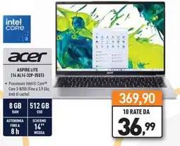Unieuro acer ASPIRE LITE (14 AL14-32P-35ST) offerta