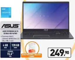 Unieuro ASUS VIVOBOOK GO 15 E510KA-BQ1167WS offerta