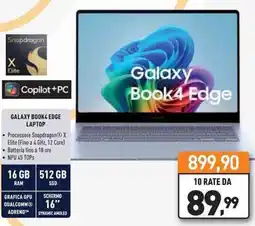 Unieuro SAMSUNG GALAXY BOOK4 EDGE LAPTOP offerta