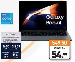 Unieuro SAMSUNG GALAXY BOOK4 offerta