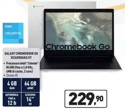 Unieuro SAMSUNG GALAXY CHROMEBOOK GO XE340XDAKA1IT offerta