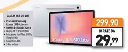 Unieuro SAMSUNG GALAXY TAB S10 LITE offerta
