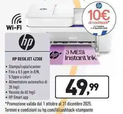 Unieuro HP DESKJET 4230E offerta