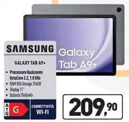 Unieuro SAMSUNG Galaxy Tab A9+ offerta