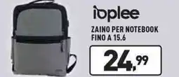 Unieuro ioplee ZAINO PER NOTEBOOK FINO A 15.6 offerta