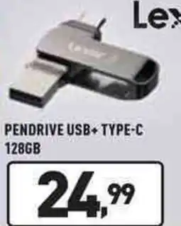 Unieuro Lexar PENDRIVE USB+ TYPE-C 128GB offerta