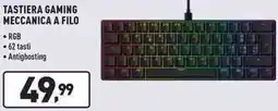 Unieuro Tastiera gaming meccanica a filo offerta