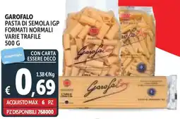 Deco Supermercati Garofalo pasta di semola igp formati normali offerta
