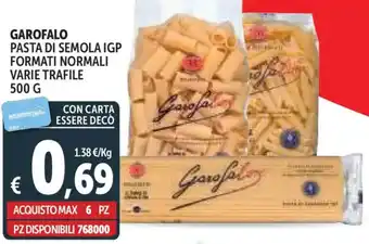 Garofalo pasta di semola igp formati normali