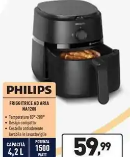 Unieuro PHILIPS FRIGGITRICE AD ARIA NA1200 offerta