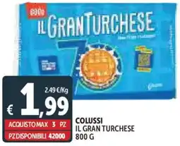Deco Supermercati Colussi il gran turchese offerta