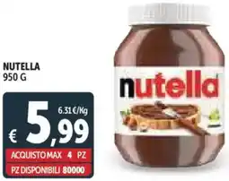 Deco Supermercati Nutella offerta