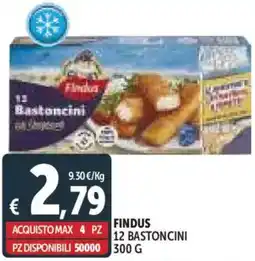 Deco Supermercati Findus 12 bastoncini offerta