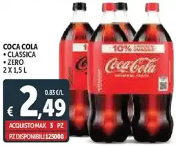 Deco Supermercati Coca cola classica zero offerta