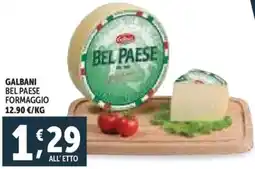 Deco Supermercati Galbani bel paese formaggio offerta