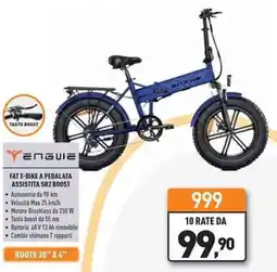 Unieuro Fat e-bike a pedalata assistita SR2 boost offerta
