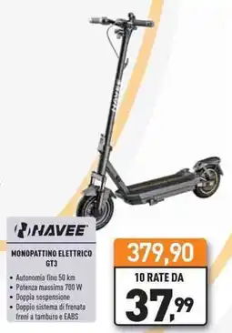 Unieuro Navee monopattino elettrico GT3 offerta