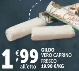 Deco Supermercati Gildo vero caprino fresco offerta