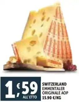 Deco Supermercati Switzerland emmentaler originale aop offerta