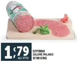 Deco Supermercati Citterio salame milano offerta
