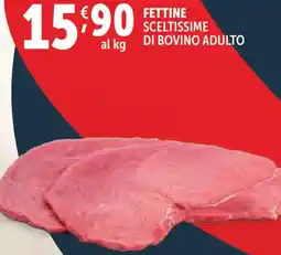 Deco Supermercati Fettine sceltissime di bovino adulto offerta