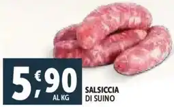 Deco Supermercati Salsiccia di suino offerta