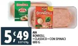 Deco Supermercati Aia bonroll offerta