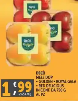 Deco Supermercati Decò mele dop offerta