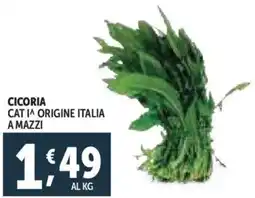 Deco Supermercati Cicoria cat i origine italia a mazzi offerta