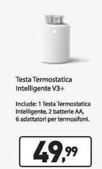 Unieuro tado Testa Termostatica Intelligente V3+ offerta