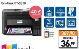 Unieuro EPSON EcoTank ET-3850 offerta
