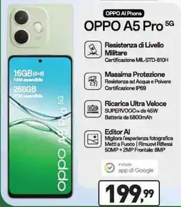 Unieuro OPPO A5 Pro 5G offerta