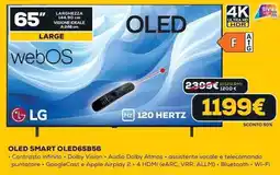 Euronics LG OLED SMART OLED65B56 offerta