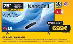 Euronics LG LED SMART 75NANO82T6 offerta
