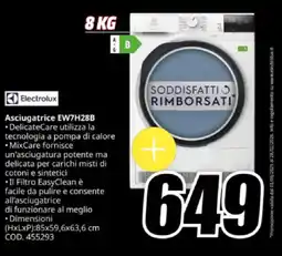 MediaWorld Electrolux Asciugatrice EW7H28B offerta