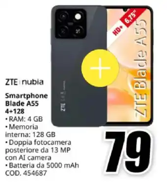 ZTE nubia Smartphone Blade A55 4+128
