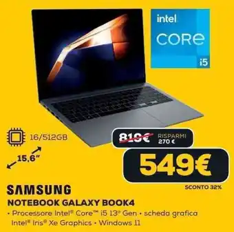SAMSUNG NOTEBOOK GALAXY BOOK4