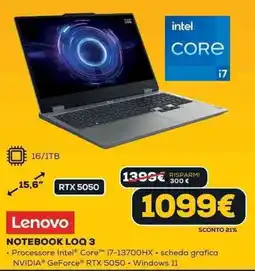 Euronics Lenovo NOTEBOOK LOQ 3 offerta