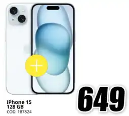 MediaWorld iPhone 15 128 GB offerta