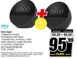 MediaWorld alexa Echo Spot offerta