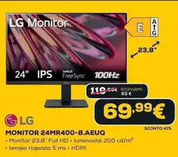Euronics LG MONITOR 24MR400-B.AEUQ offerta