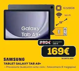 Euronics SAMSUNG TABLET GALAXY TAB A9+ offerta