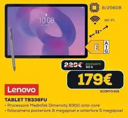 Euronics Lenovo TABLET TB336FU offerta
